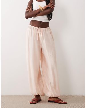 Gina Tricot Sheer Balloon Pants - Pink