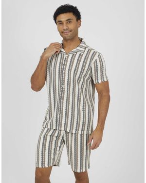 Brave Soul Chemise avec col à revers - Blanc