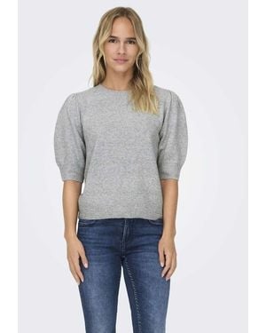 ONLY Knitted Top - Grey
