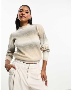 Threadbare Jersey Con Cuello Alzado Chloe De -Beis Neutro