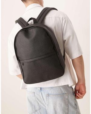 ASOS Mochila De Vestir Negra De - Gris