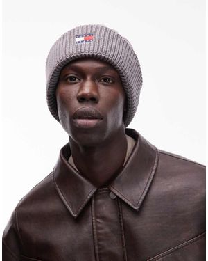 Tommy Hilfiger Cable Knit Beanie - Brown
