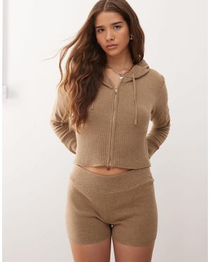 Noisy May – strickjacke - Braun