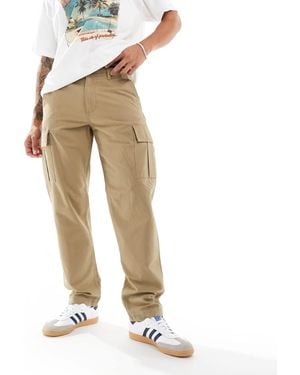 Jack & Jones Loose Fit Cargo Trouser - Natural