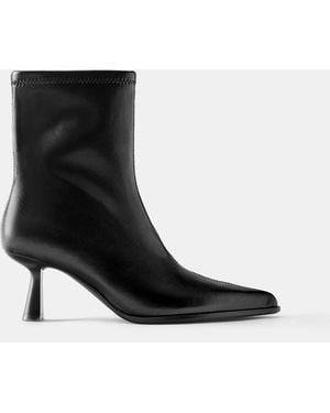 Pull&Bear – stiefeletten - Schwarz