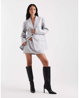 ASOS Tailored Micro Pelmet Skort - White