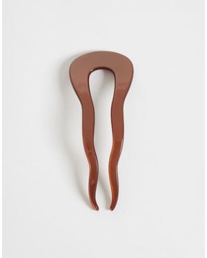 SUI AVA Amy French Twist Haarspeld - Wit