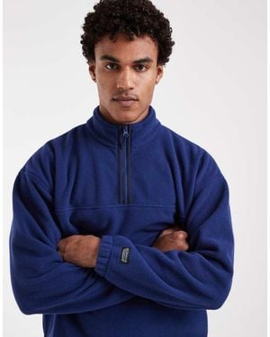 Levi's Sudadera Con Cremallera Corta Redwood - Azul