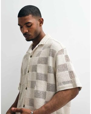 ASOS Oversized Crochet Shirt - Natural