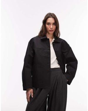 ARKET Pure Cotton Overshirt - Black
