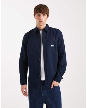 Tommy Hilfiger Twill Shirt - Blue