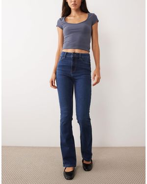 Jdy Macy High Rise Flared Jeans - Blue
