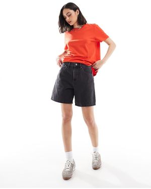 Cotton On Relaxed Denim Short - Red