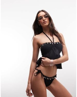Reclaimed Vintage – tankini - Schwarz