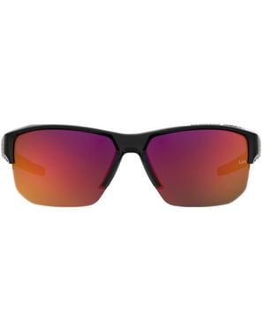 Under Armour Sunglasses Under Armour Fanatical Rectangular Sunglasses With Lenses - Pink