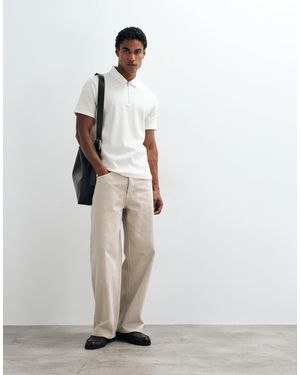 ASOS Polo mit reißverschluss - Weiß