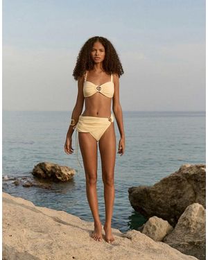4th & Reckless Spiral Hardware Bikini Top - Brown
