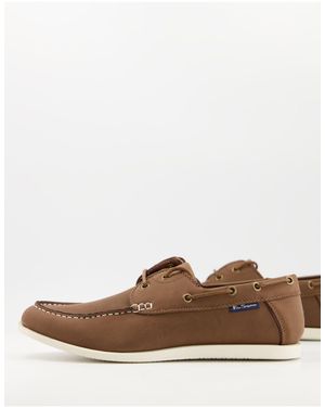 Ben Sherman Casual Boat Shoes - Brown