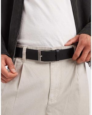 Jack & Jones Leather Belt - Grey