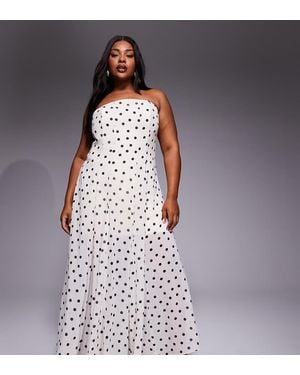 Forever New Chiffon Strapless Maxi Dress - Purple
