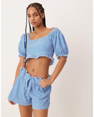 ASOS Mini Short Co-ord - Blue