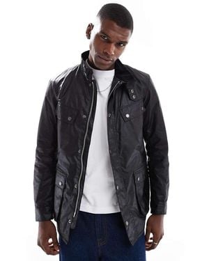 Barbour Duke Wax Jacket - Blue