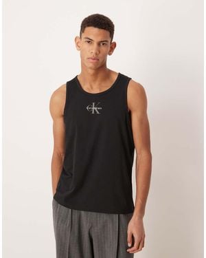 Calvin Klein Classic Monologo Vest - Black