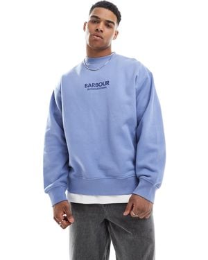Barbour Formula Crew Neck Sweatshirt - Blue