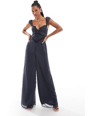 ASOS – jumpsuit - Blau