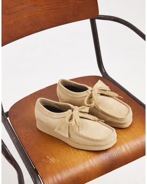 Clarks Wallabee lite - chaussures en daim - érable - Marron