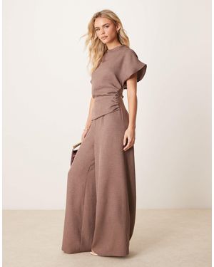 ASOS Asos design petite – jumpsuit - Natur