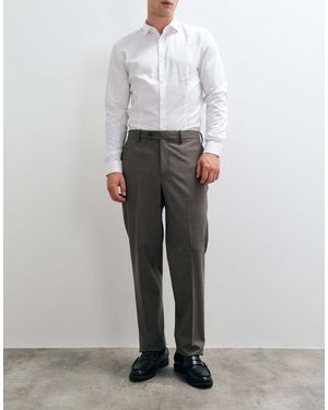 Mango London Slim-Fit Pantalon Van Een Co-Ord Set - Grijs
