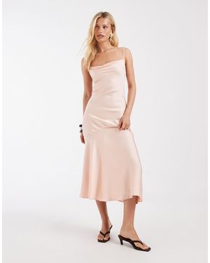 & Other Stories Maxi Cami Slip Dress With Low Back - Pink