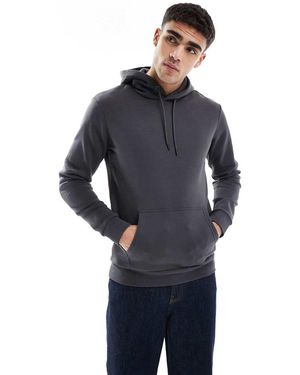 Only & Sons Felpa Con Cappuccio Antracite - Blu