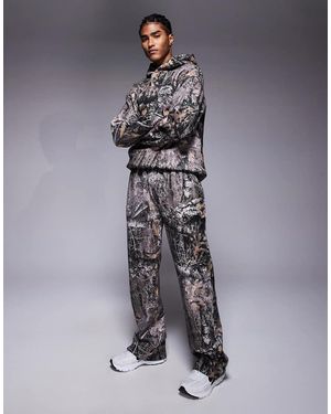 Good For Nothing Joggers De Pernera Recta Con Estampado De Camuflaje De - Gris