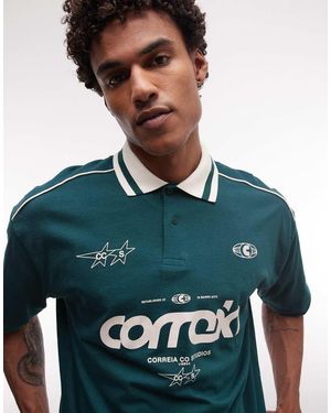 ASOS Oversized Sport Polo - Green