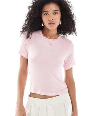 Juicy Couture Sheer Fitted Tee - White