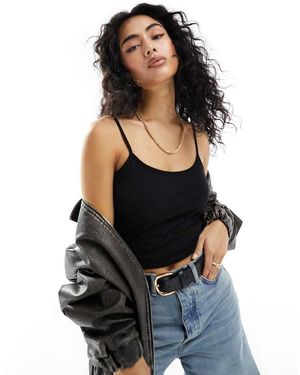 Jdy Strappy Tank Top - Black