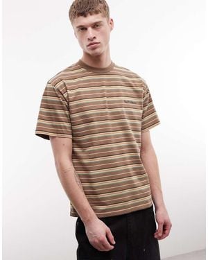 No Problemo X Asos Exclusive 100% Cotton Logo T-shirt - Brown
