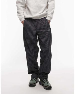 Element Pantaloni Sportivi A Quadri Vestibilità Comoda - Grigio