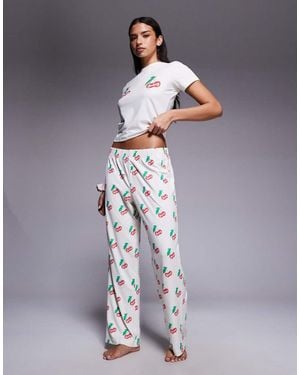 Juicy Couture Cherry Pjyama Set - Blue