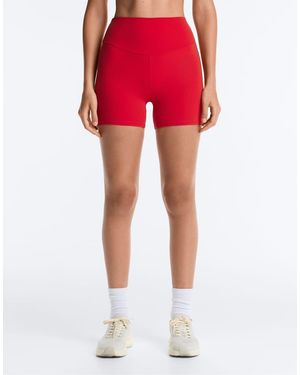 Oysho Comfortlux High-rise 10cm Hot Trousers - Red