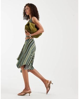 Motel Esmeray Midi Skirt - Green