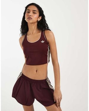 adidas Originals Adidas Originals Sport Square Neck Sports Tank - Red