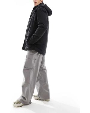 Threadbare Showerproof Parka Jacket - White