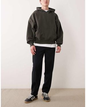 ASOS Tailored Oversized Tapered Trousers - Black