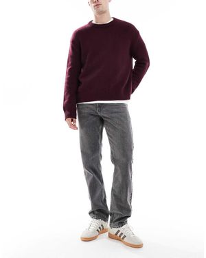 New Look Jeans Dritti Medio - Rosso