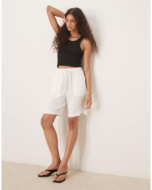 SELECTED Femme Linen Shorts - Natural