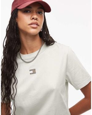 Tommy Hilfiger Central Badge Boxy T-shirt - White