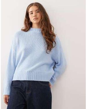 Collusion Icy Knitted Throw On Sweater - Blue